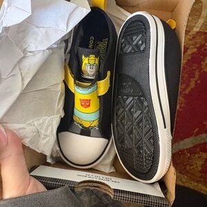 Converse Kids Sneakers - Black and Yellow